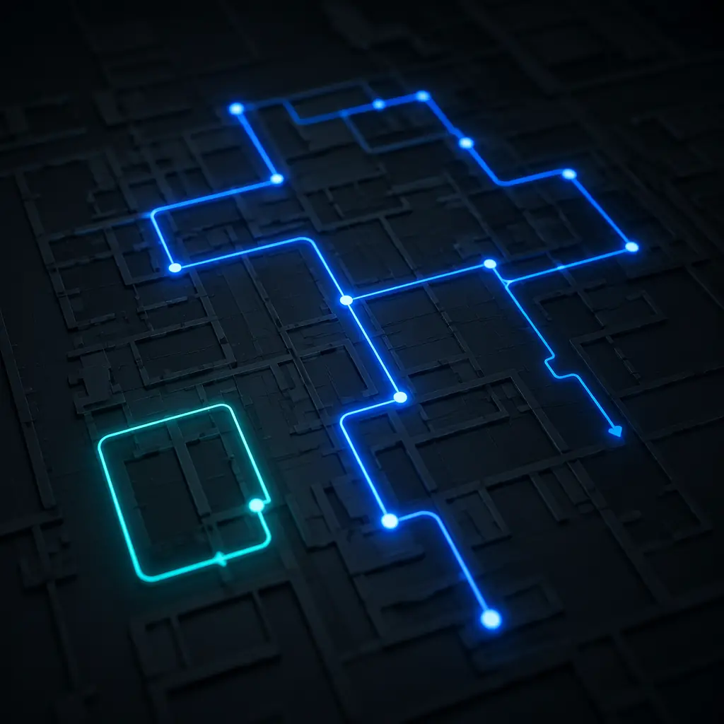 Delivery route comparison — single-stop vs multi-stop configurations