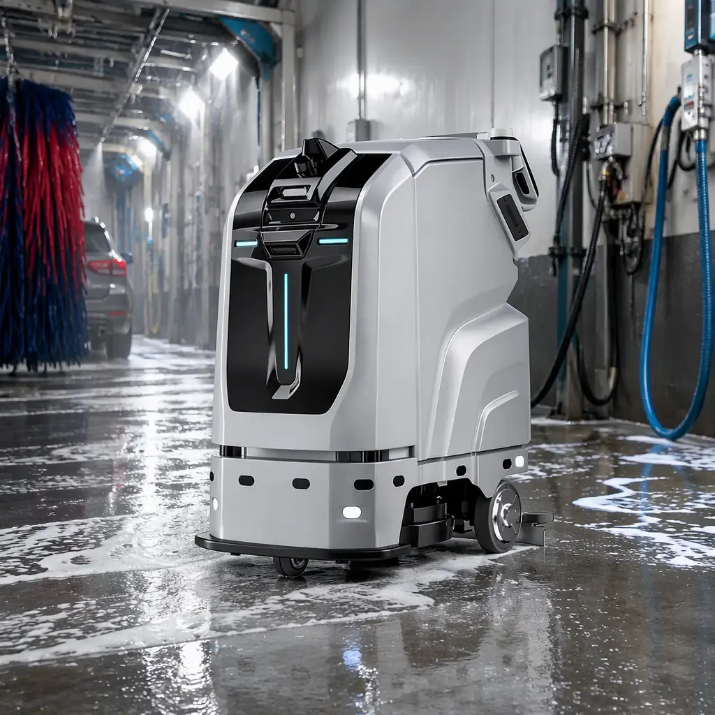 Service Robots for Car Wash & Detailing Centers — Bay Floor Maintenance in 2026