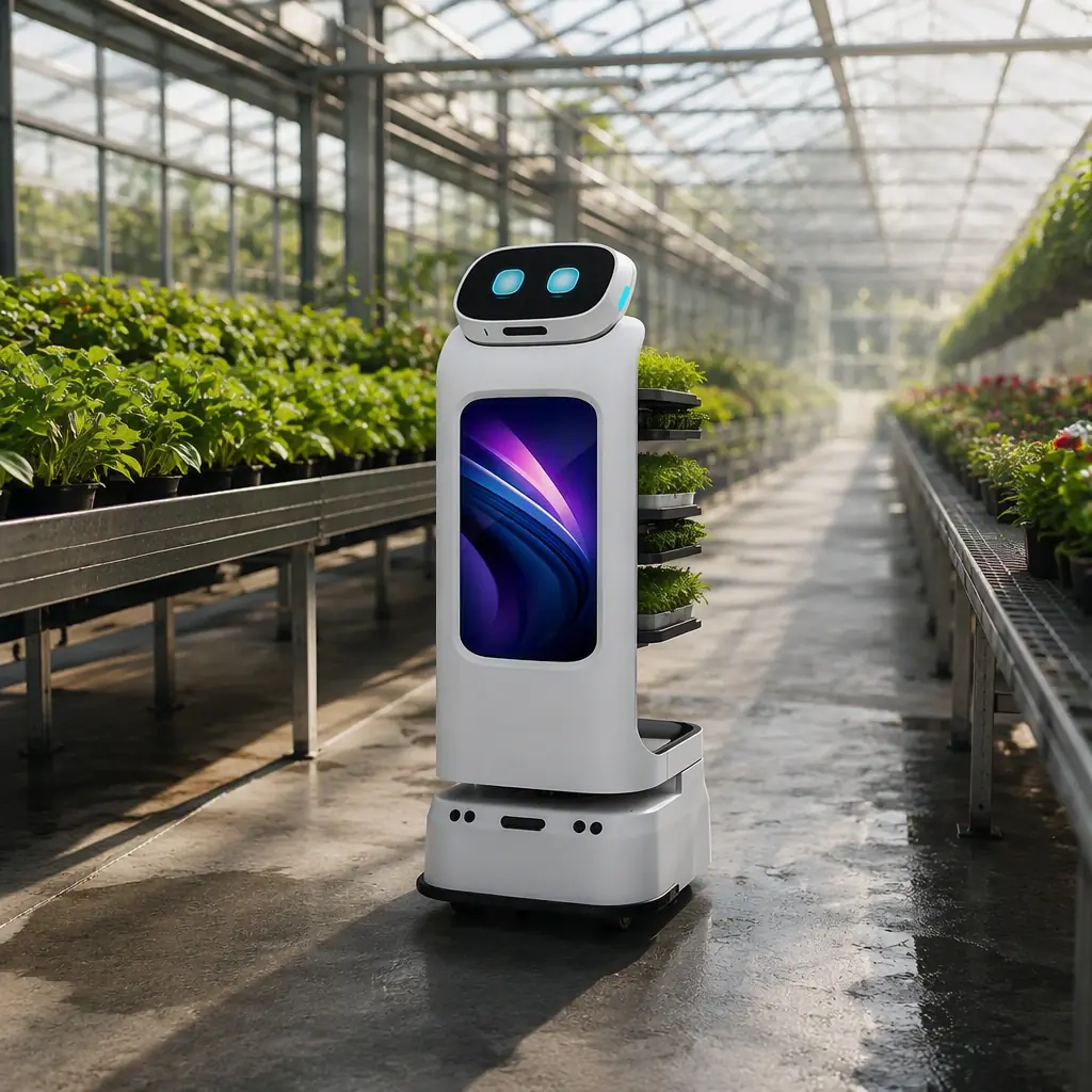 Service Robots for Greenhouses, Nurseries & Vertical Farms — Commercial Horticulture Automation in 2026