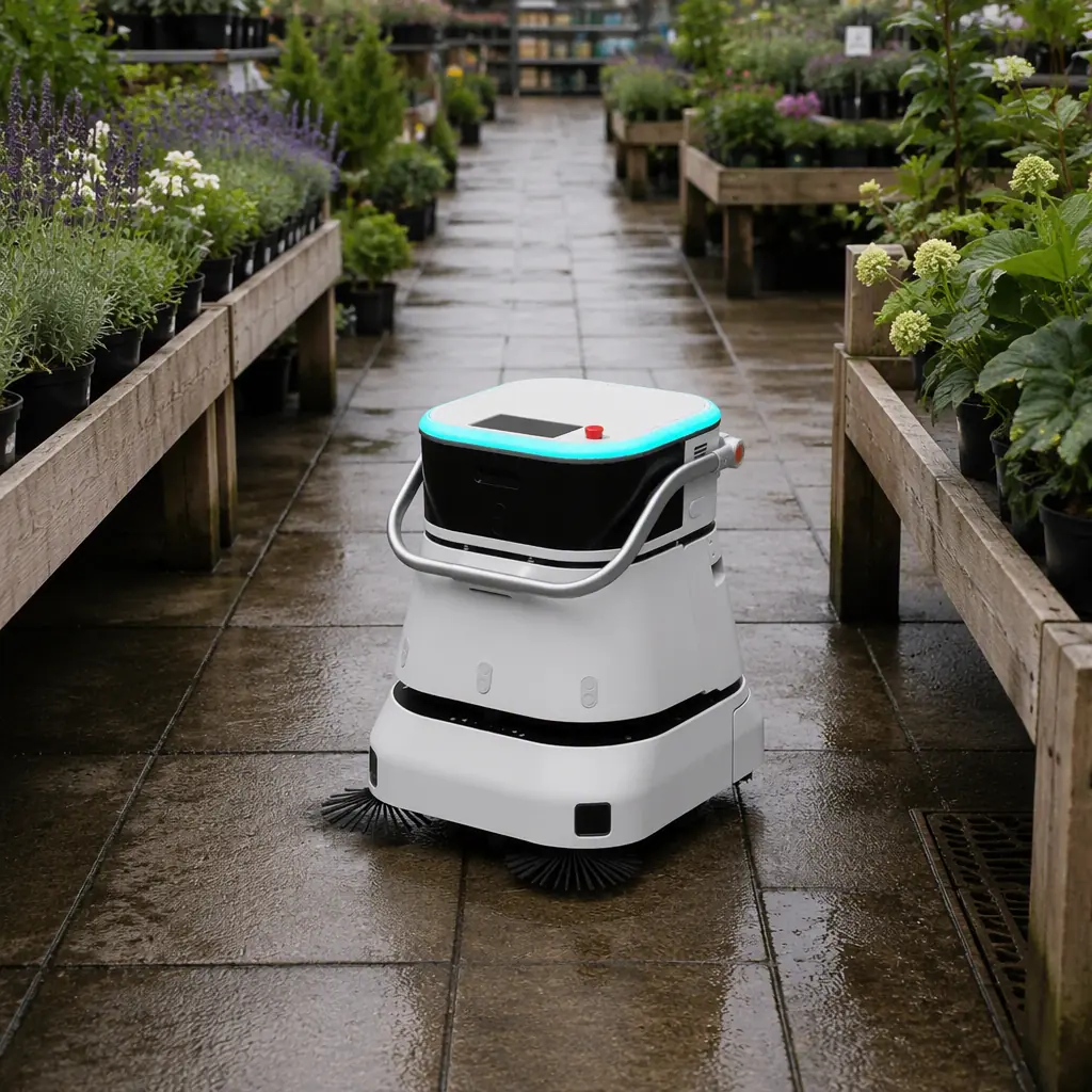 Service Robots for Plant Nurseries & Garden Centers — Moss, Algae and Winter Economics